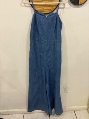 Chambray romper/jumpsuit
